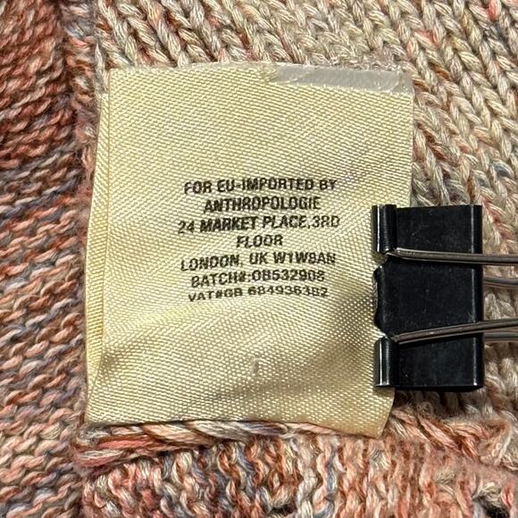 Moth Sweater Antia Cable Knit Swing Boho Cozy Romantic Minimalist Casual Size XS - Picture 6 of 7